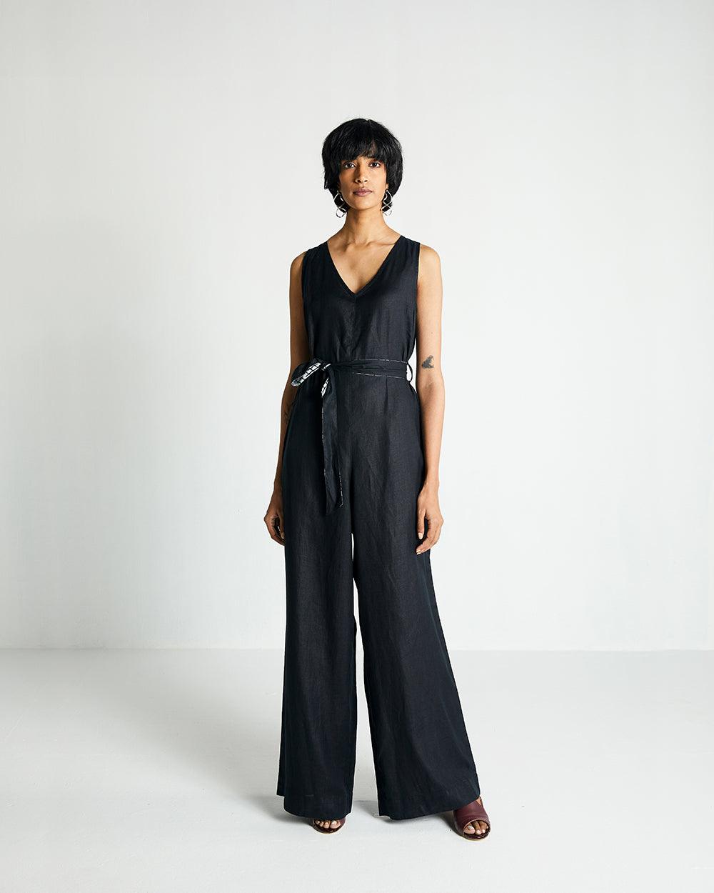 All Around the World Jumpsuit-Jumpsuit-Reistor-Black-XS-Urbanheer