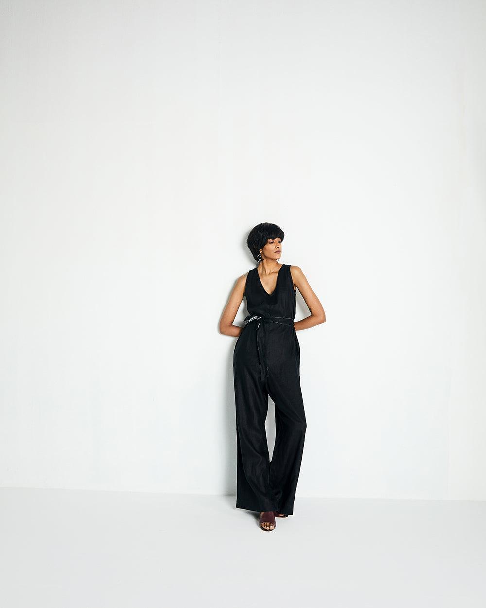 All Around the World Jumpsuit-Jumpsuit-Reistor-Black-XS-Urbanheer