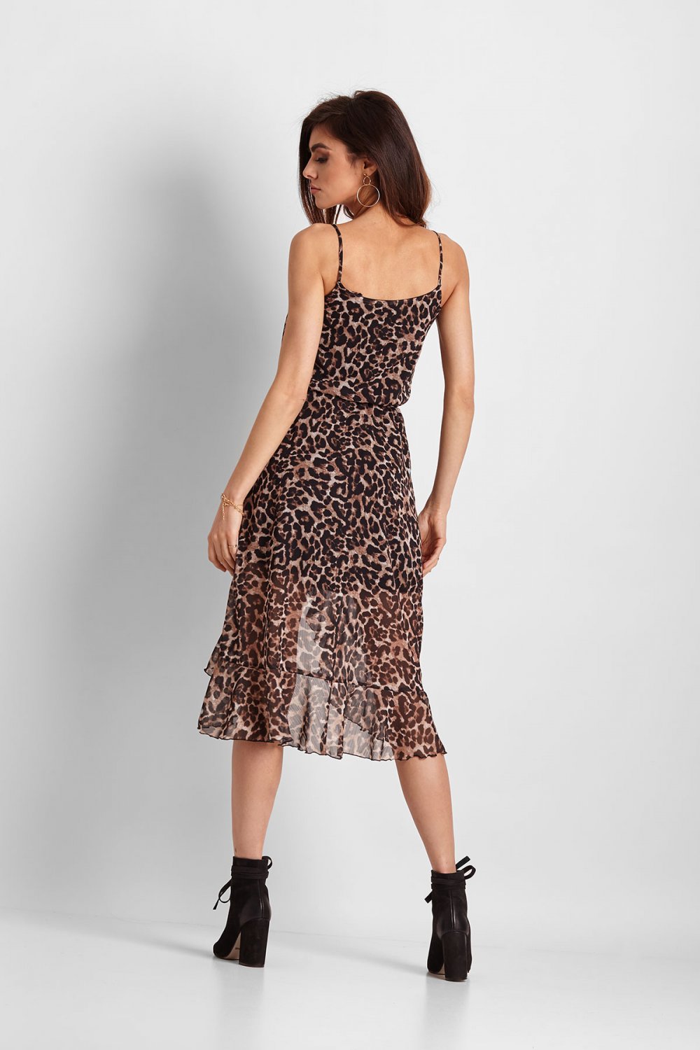 Ivon Gown Ariana leopard Dress-UHXE-34-Urbanheer