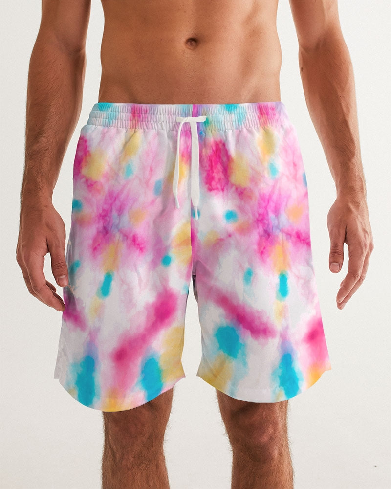Tie-Dye-For 7" Classic Men Swim Trunk-Kin Custom-XS-Urbanheer