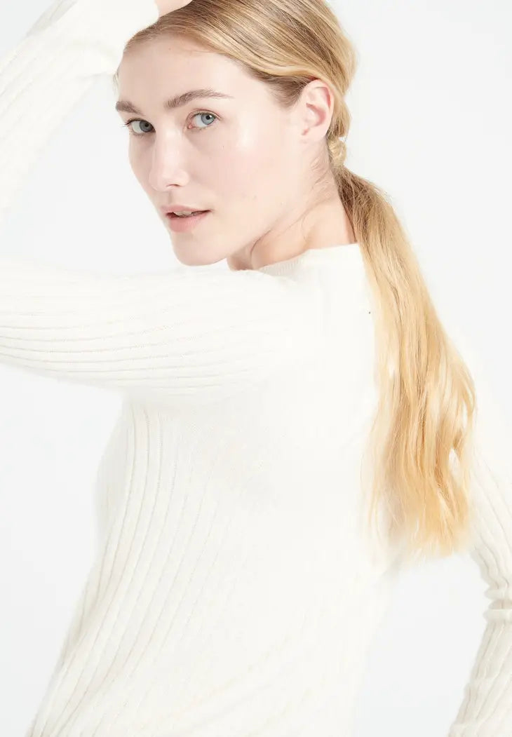 Cashmere Lilly Crewneck Sweater-Studio Cashmere8-S-Off-white-Urbanheer