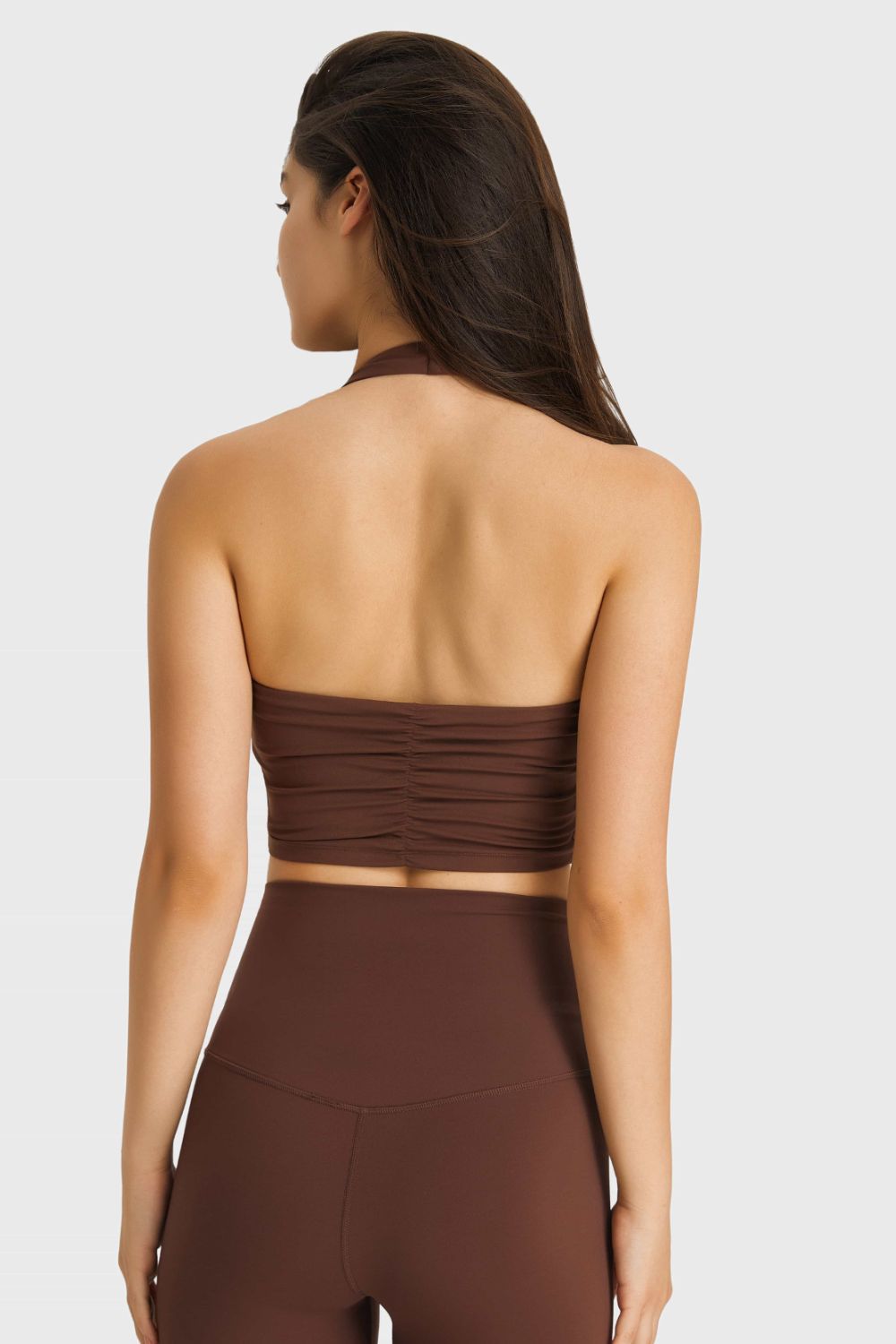 Breathable Halter Neck Sports Bra-Street 360-Purple-4-Urbanheer