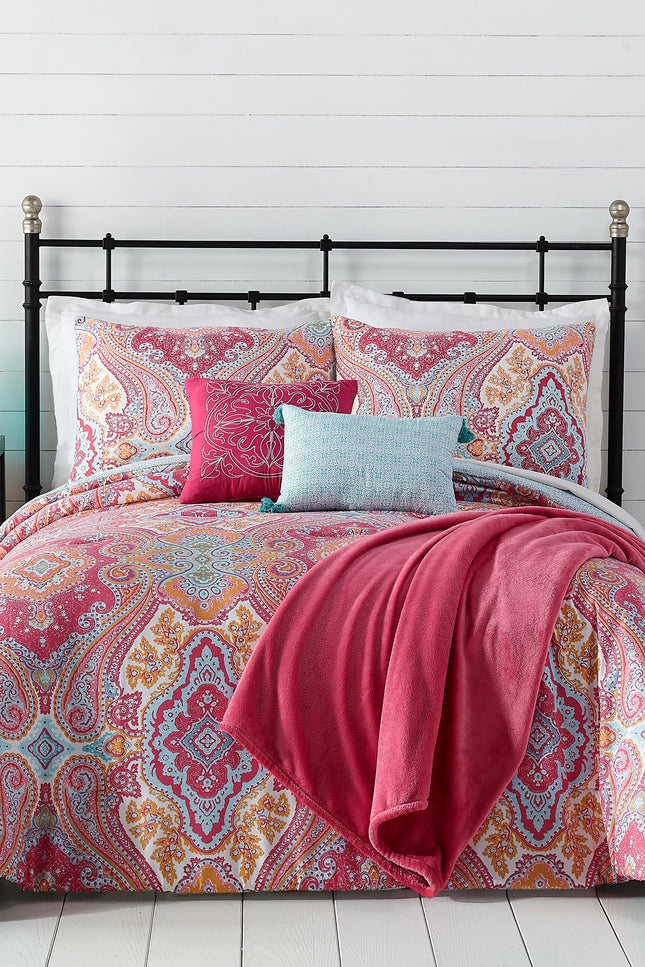 Candes Comforter Set - 6 Pieces By Jessica Simpson-peking handicraft-King-Urbanheer