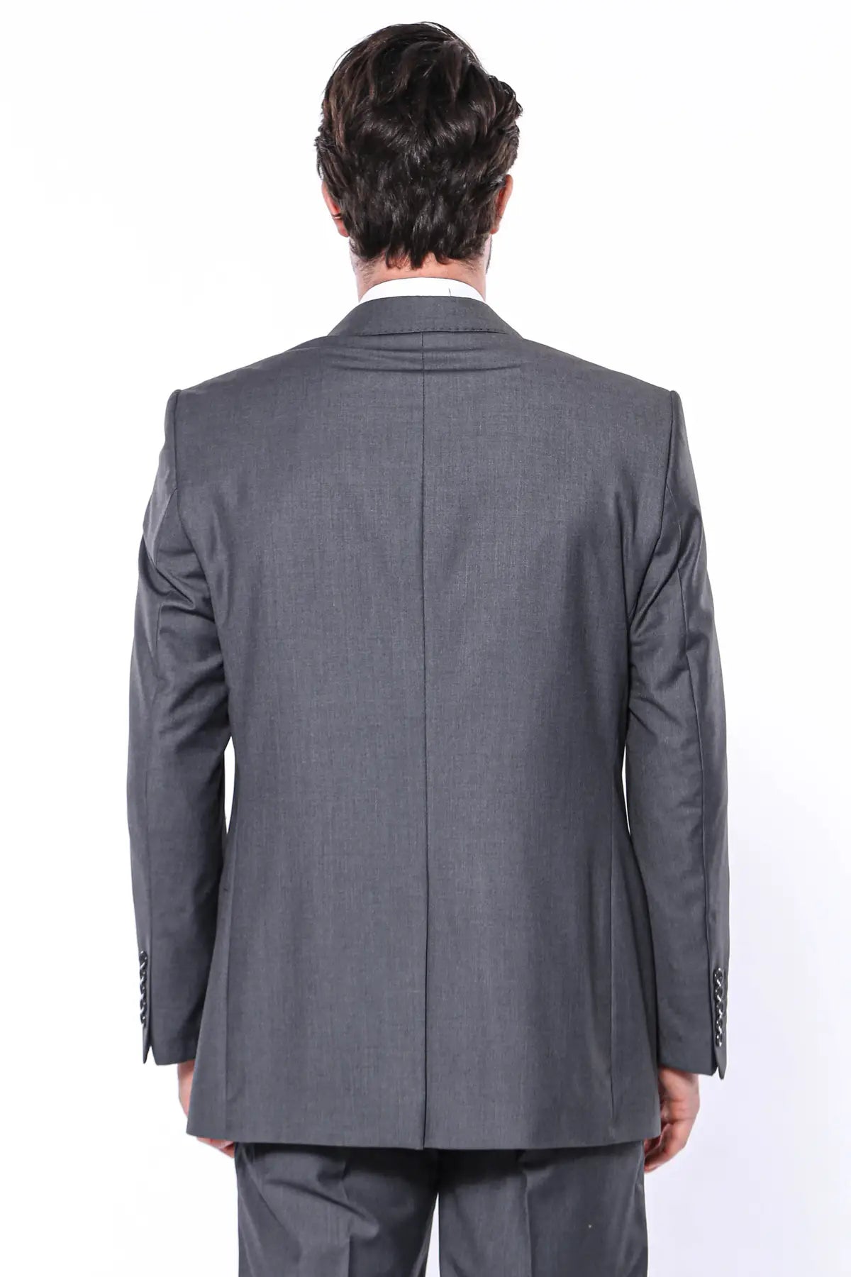Regular Cut Plain Suit-Clothing-Wessi-36-Grey-Urbanheer