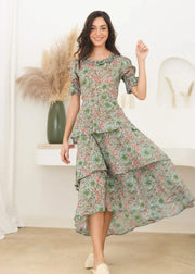 Lux Palm Springs Cotton Dress - Natural, Eco Friendly-Carolina Benoit-XS-Urbanheer