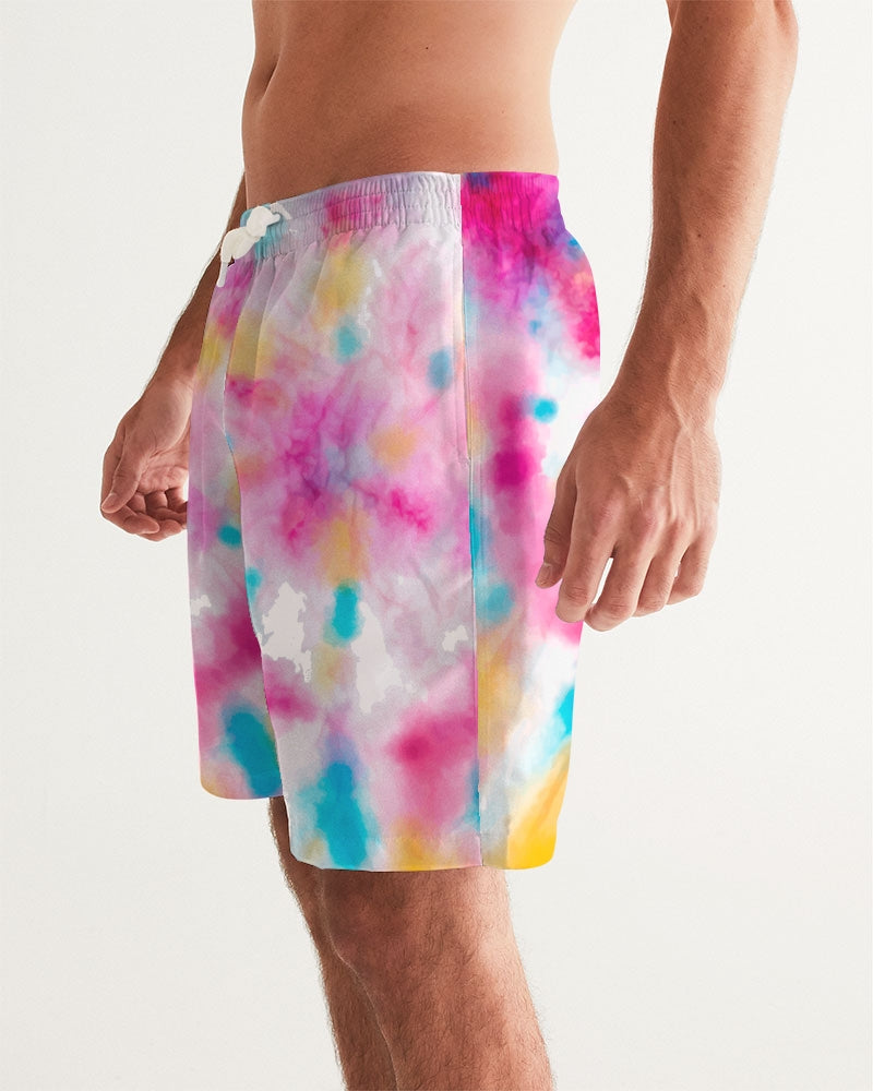 Tie-Dye-For 7" Classic Men Swim Trunk-Kin Custom-XS-Urbanheer