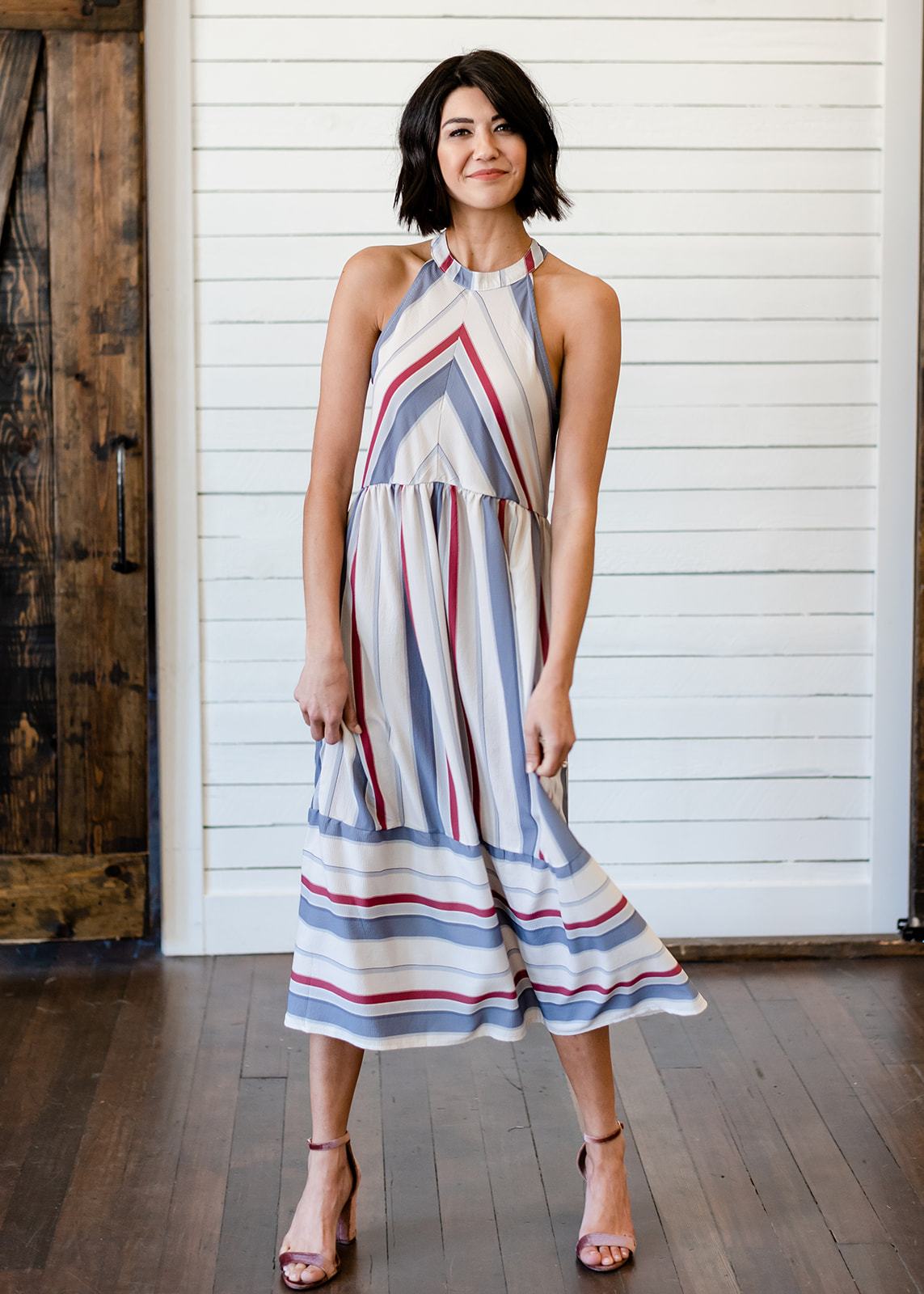 Oem Summer Nights Tank Dress-UHXSW-WHITE-GREY-S-Urbanheer