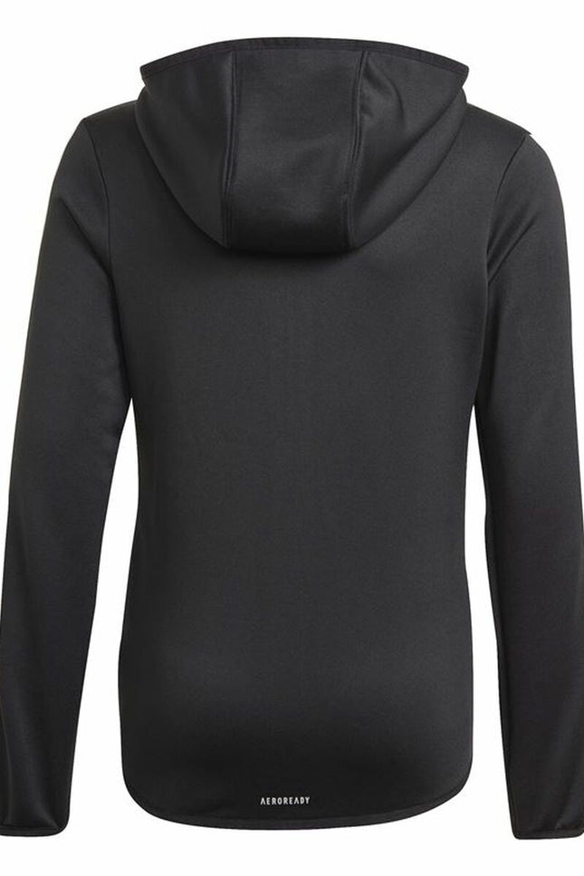 Hooded Sweatshirt for Girls Adidas Designed to Move Black-Sports | Fitness > Sports material and equipment > Sports sweatshirts-Adidas-Urbanheer