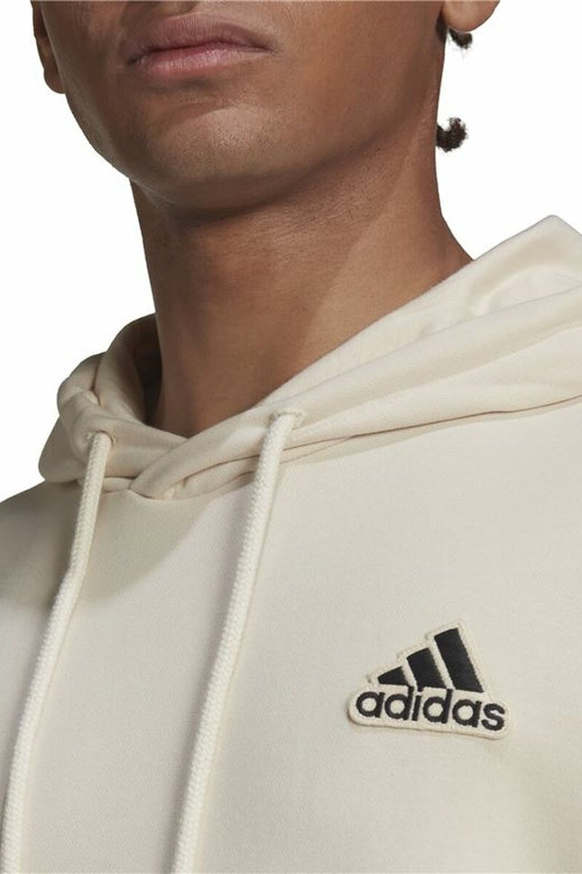 Men’S Hoodie Adidas Essentials Feelcomfy Beige-Sports | Fitness > Sports material and equipment > Sports sweatshirts-Adidas-Urbanheer