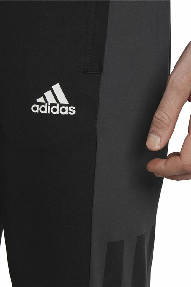 Adult Trousers Adidas Colourblock Black Men-Clothing - Men-Adidas-Urbanheer