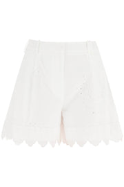Simone rocha embroidered cotton shorts-Simone Rocha-6-Urbanheer