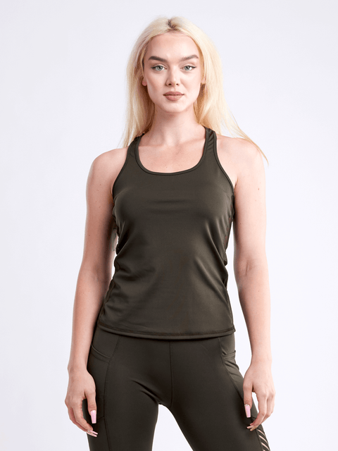 Sports Tank Top with Side Mesh Panels-JupiterGear-Grey-Large / Extra-Large-Urbanheer