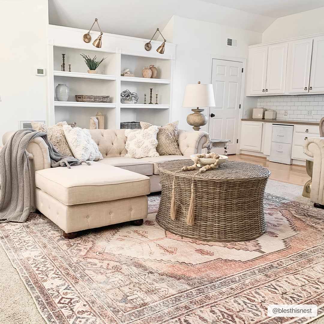 Arncliffe Washable Area Rug-Rugs-Hauteloom-2' x 2'11" Rectangle-Urbanheer