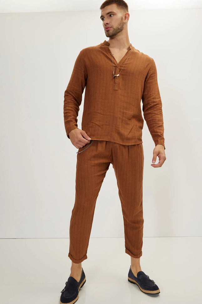 New Style Linen Shirt-Ron Tomson-Urbanheer
