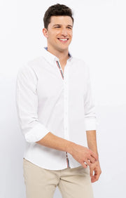 Classic White Cotton Shirt-Dresses-SMF-S-Urbanheer