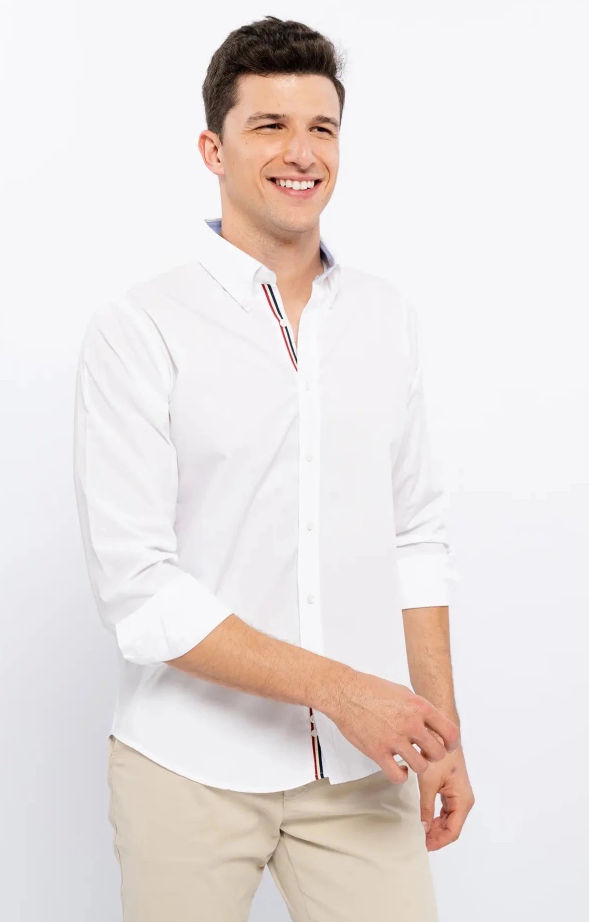 Classic White Cotton Shirt-Dresses-SMF-S-Urbanheer