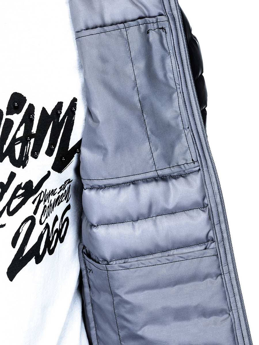 Men's quilted winter jacket Avalanche black-gray-UHXE-S-Urbanheer