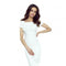 Bergamo 440-1 Elegant dress with short sleeves - ECRU-bergamo-Ecru-XL-Urbanheer