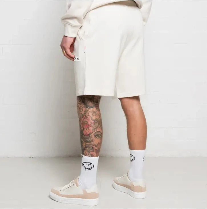 304 Mens Elite Shorts Off White-304 Clothing-S-Urbanheer