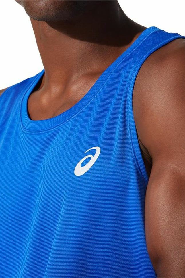 Tank Top Men Asics Core Singlet Blue-Sports | Fitness > Running and Athletics > Running and athletics t-shirts-Asics-Urbanheer