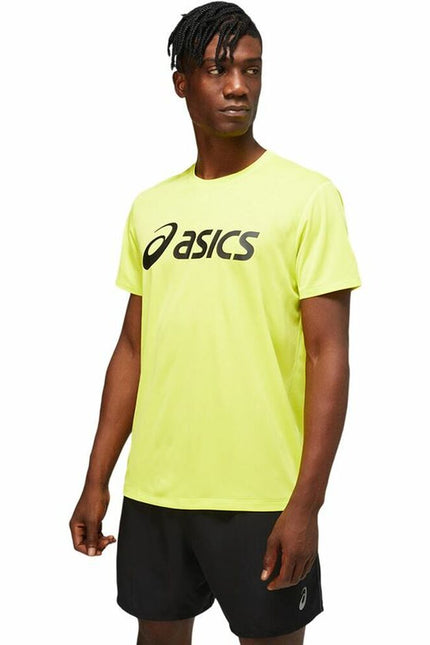 Men’s Short Sleeve T-Shirt Asics Core Yellow-Clothing - Men-Asics-Urbanheer