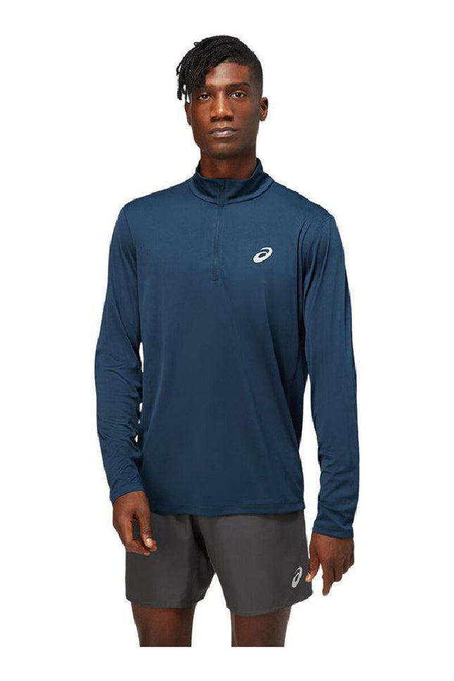 Men’s Long Sleeve T-Shirt Asics Core LS Blue-Sports | Fitness > Sports material and equipment > Sports t-shirts-Asics-Urbanheer