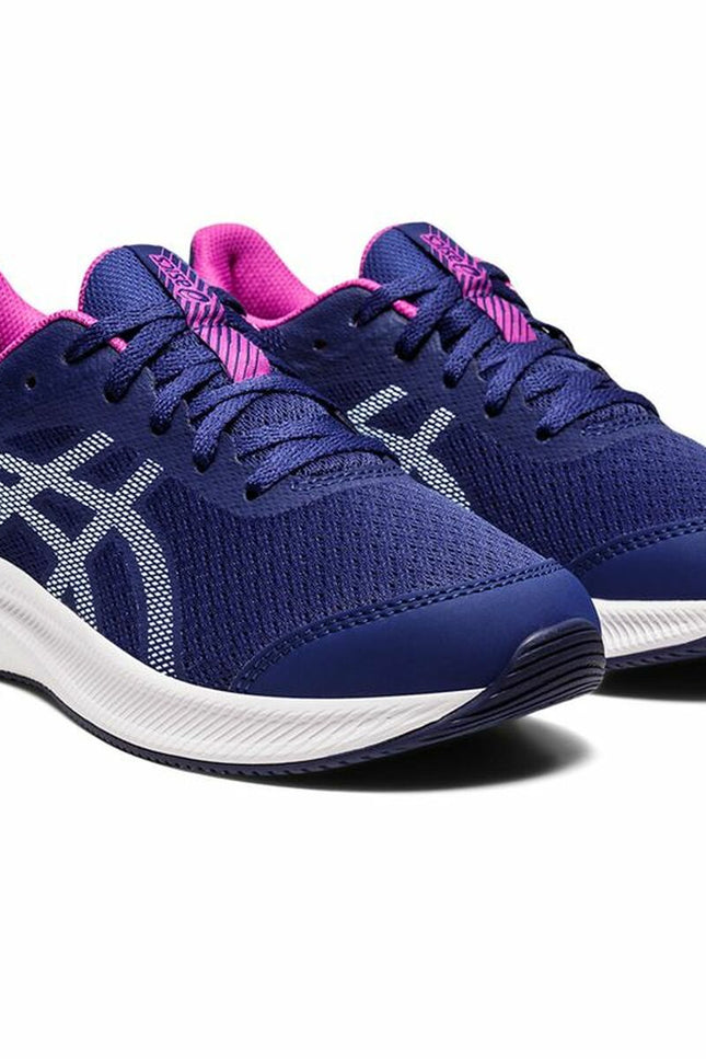 Sports Shoes For Kids Asics Patriot 13 Gs Navy Blue-Asics-Urbanheer