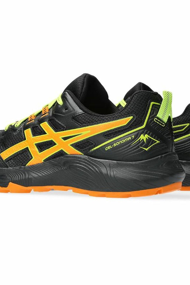 Running Shoes for Adults Asics Gel-Sonoma 7 Men Black-Sports | Fitness > Vehicle Accessories > Racing clothing and accessories-Asics-Urbanheer