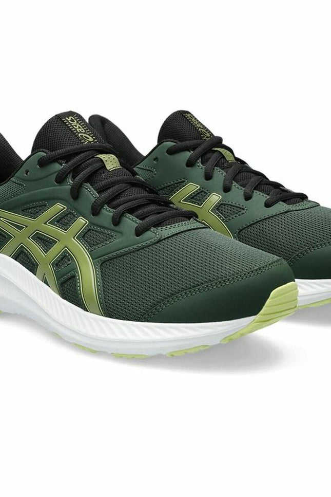 Running Shoes for Adults Asics Jolt 4 Rain Men Dark green-Sports | Fitness > Vehicle Accessories > Racing clothing and accessories-Asics-Urbanheer