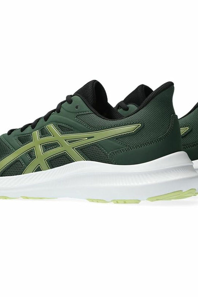 Running Shoes for Adults Asics Jolt 4 Rain Men Dark green-Sports | Fitness > Vehicle Accessories > Racing clothing and accessories-Asics-Urbanheer