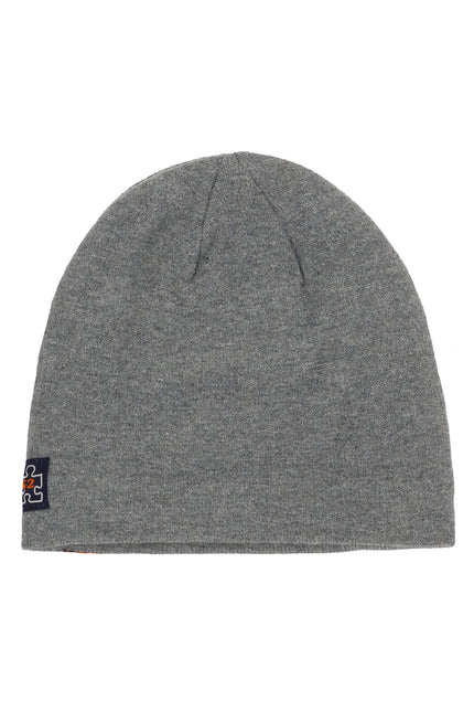 Ubs2 Children'S Hat In Grey With Bear Jacquard.-UBS2-Urbanheer