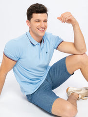 Light Blue Polo T-Shirt-SMF-S-Urbanheer