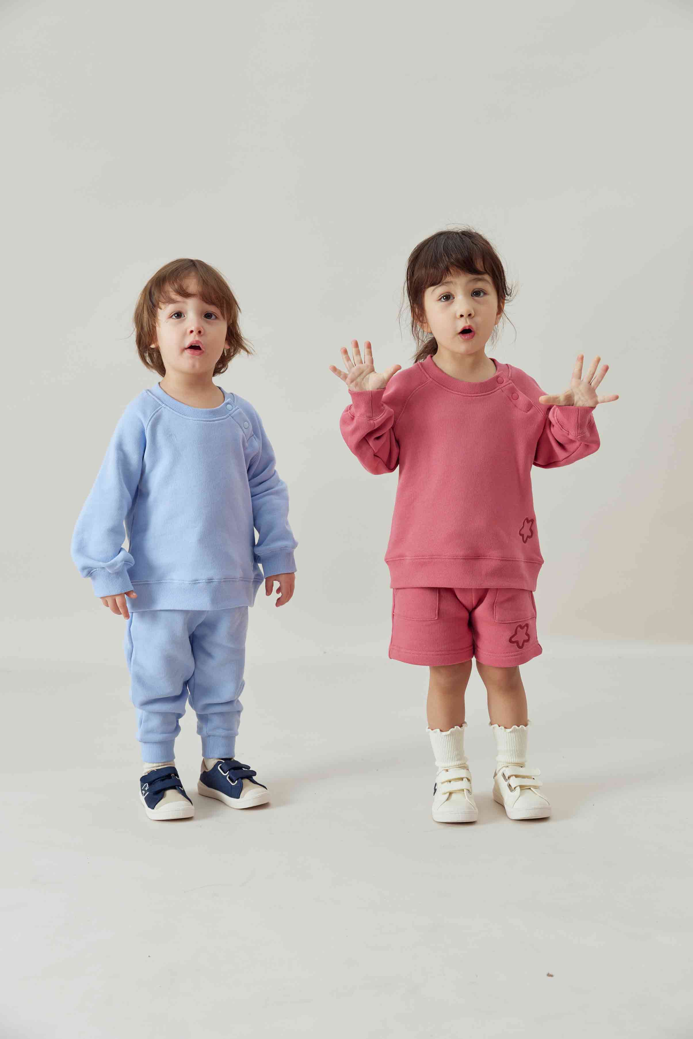 Toddler Organic Crew Neck Sweatshirt-Desert Rose-NORSU-ORGANIC-12-18M-Desert Rose-Urbanheer