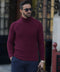 Bordeaux Men'S Turtleneck Jumper Sweater-Clothing - Men-Donato-S-Urbanheer