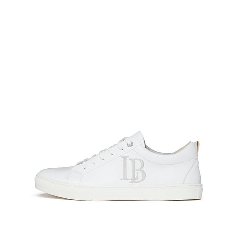 LB White Apple Leather Sneakers Men-Sneakers-LaBante London-UK 9 | USA 10 | EU 43-Urbanheer