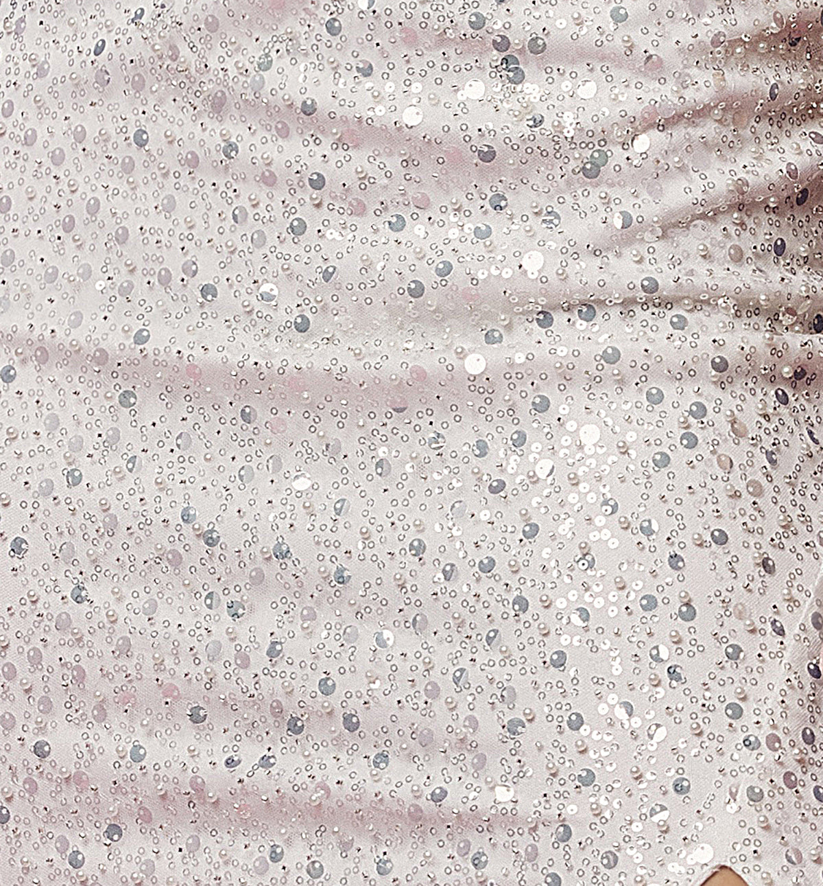 Embellished Sequin High Slit Long Wedding Dress Nxr1031W-NXAB-2-WHITE-Urbanheer