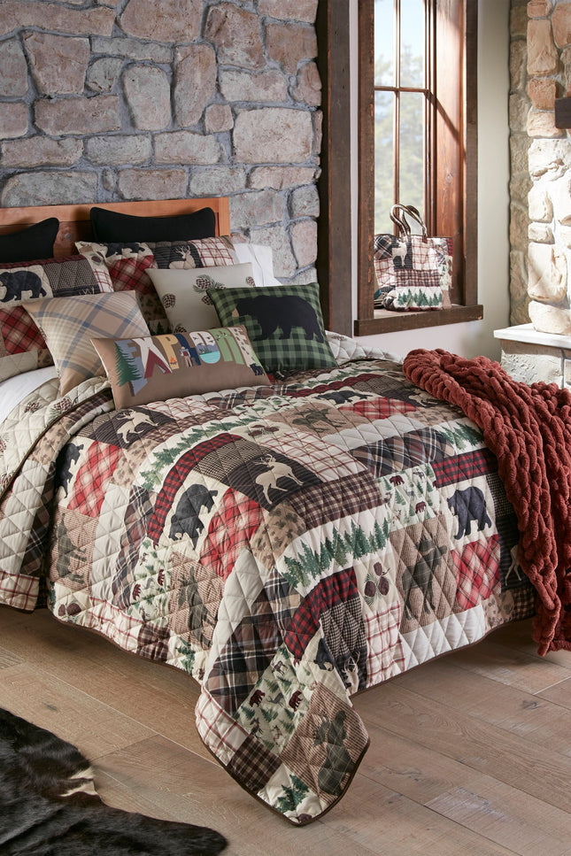 Wilderness Pine Quilted Bedding Set.-American Hertitage Textiles.-Urbanheer