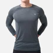 Tm Men Workout Long Sleeve T-Shirt - Gray-Clothing - Men-Thousand Miles-XS-Urbanheer
