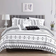 Bohemian Southwestern Aztec Navajo Comforter - 6 Piece Set-Linen Mart-King-Urbanheer