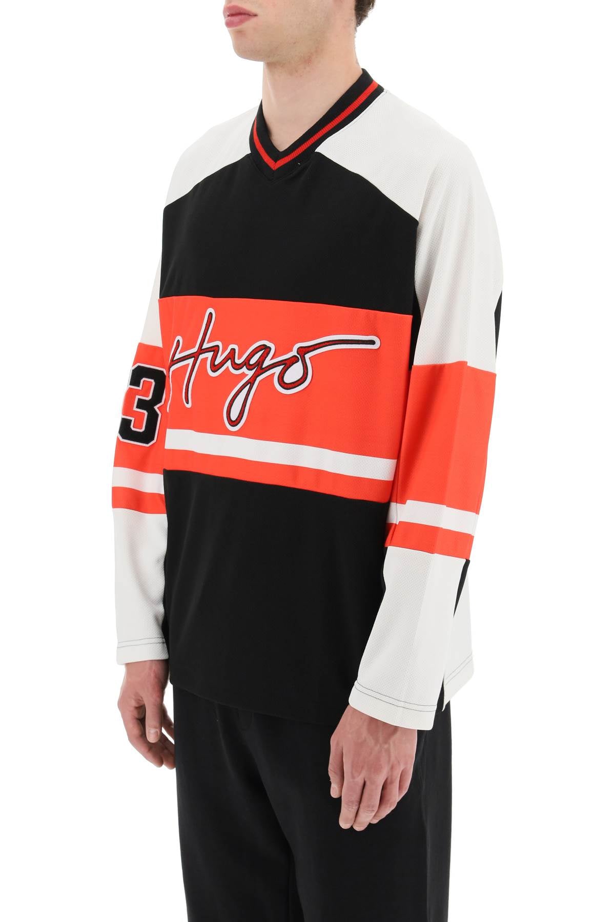 Hugo dalado mesh hockey sweatshirt-Hugo-S-Urbanheer