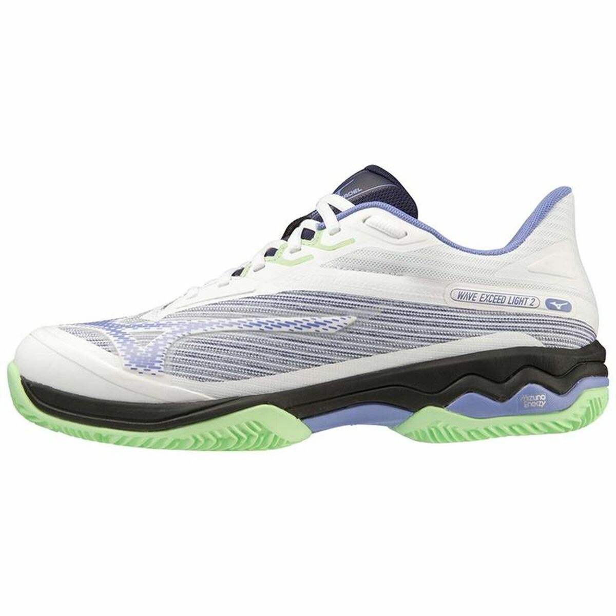 Adult's Padel Trainers Mizuno Wave Exceed Light 2 White-Sports | Fitness > Tennis and Padel > Tennis and padel shoes-Mizuno-44-Urbanheer