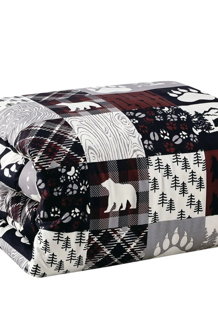 Southwest Bear Lodge Comforter Set-Linen Mart-Urbanheer