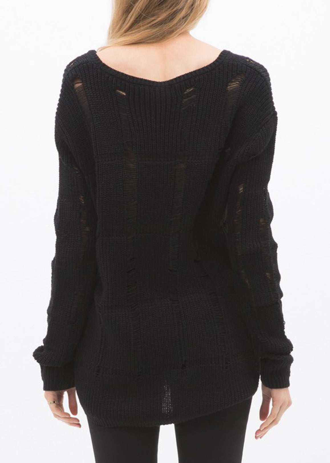 Women's Francis Sweater In Black-Lemon Hera-L-Urbanheer