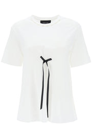 Simone rocha a-line t-shirt with bow detail-Simone Rocha-M-Urbanheer
