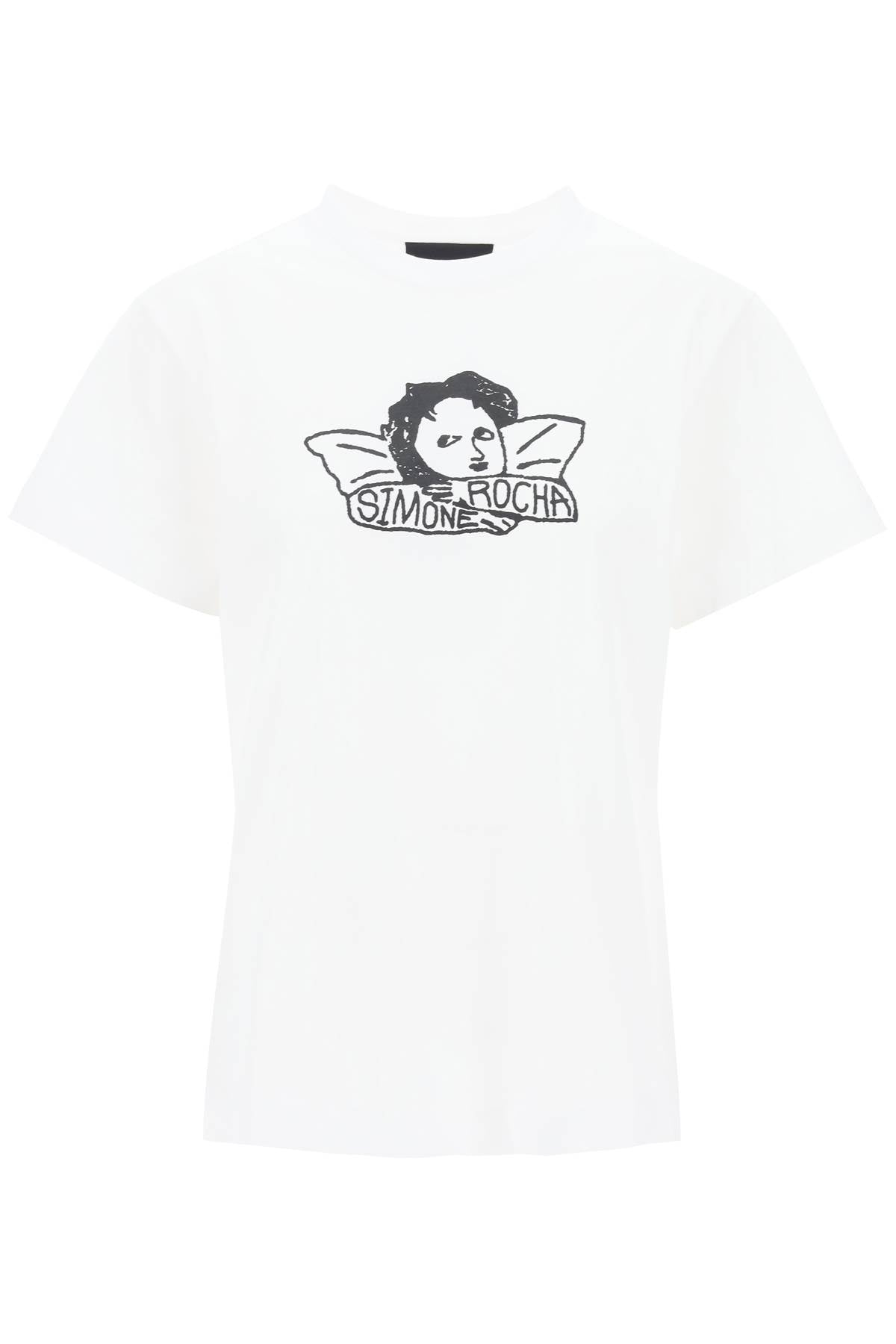 Simone rocha angel baby crewneck t-shirt-Simone Rocha-L-Urbanheer