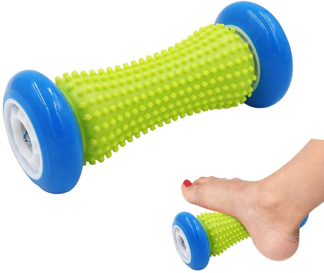 Foot Massage Roller Spiky For Plantar Fasciitis - Relief For Heel Spurs & Foot Arch Pain, Deep Trigger Point Therapy, Muscle Recovery, Stress Relief Acupressure Reflexology Tool-Fulfillment Center-Urbanheer