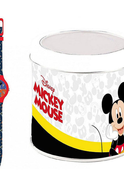 Infant'S Watch Cartoon Mickey Mouse - Tin Box