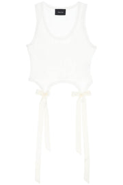 Simone rocha easy cropped top with bow tails-Simone Rocha-M-Urbanheer