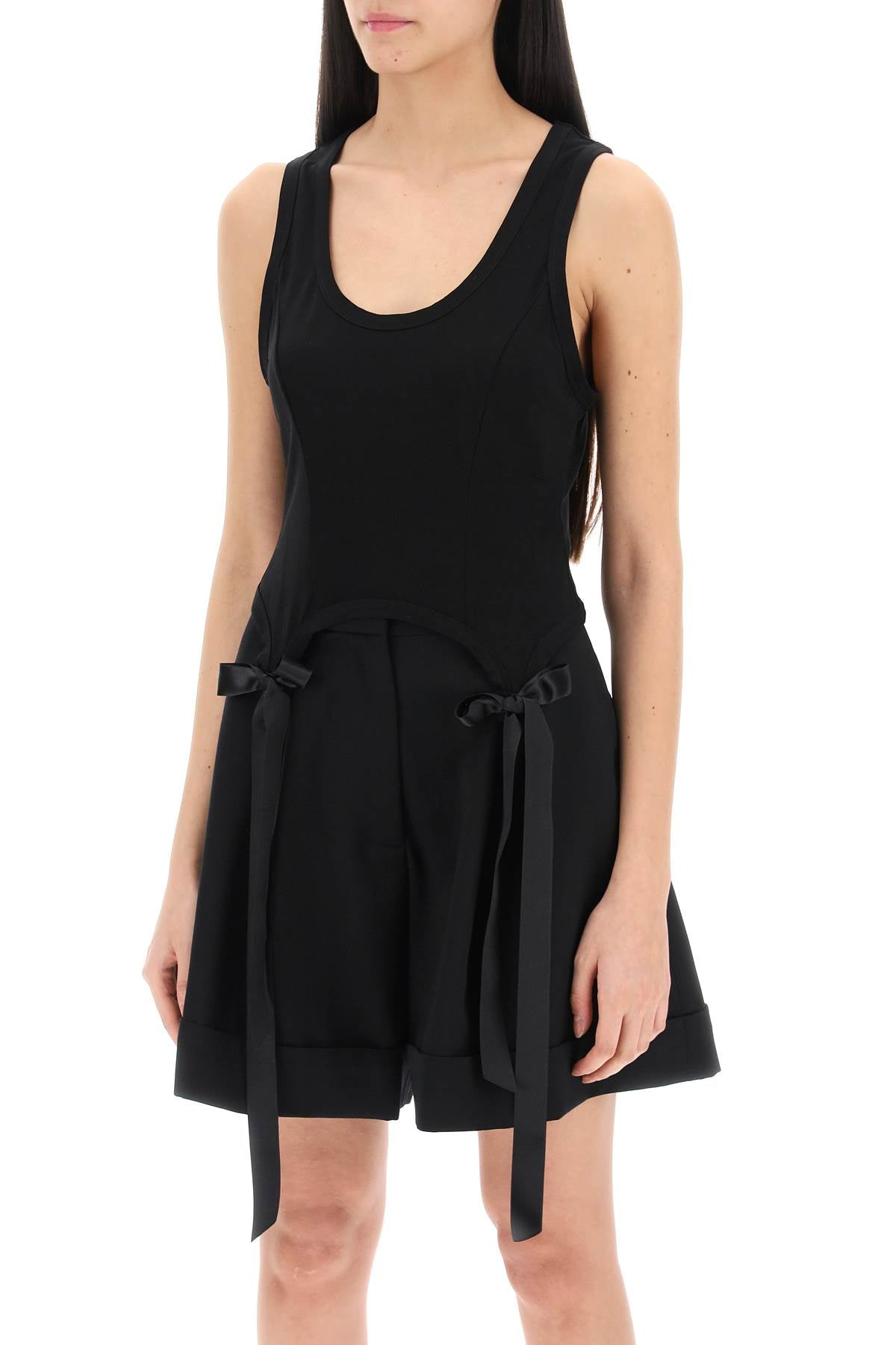 Simone rocha easy cropped top with bow tails-Simone Rocha-M-Urbanheer