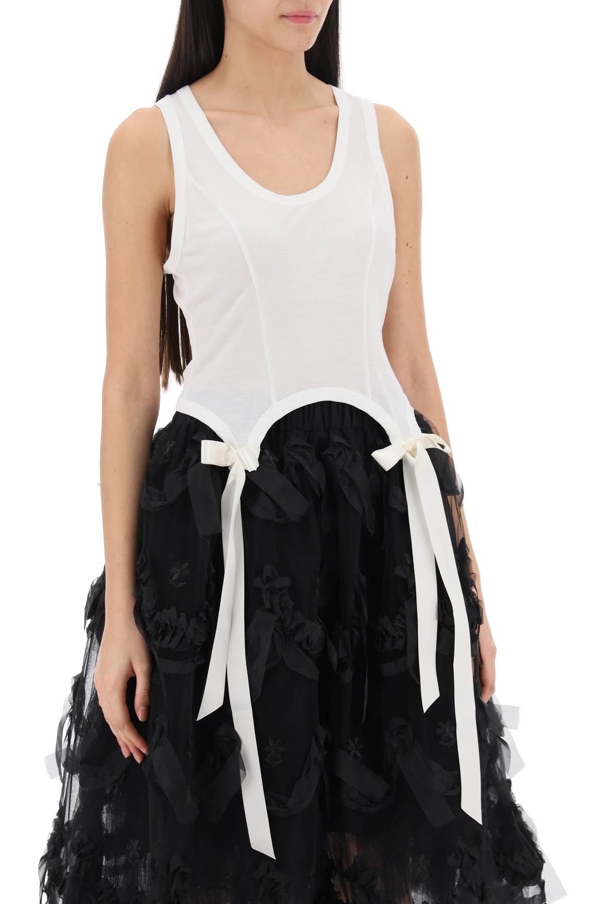 Simone rocha easy cropped top with bow tails-Simone Rocha-M-Urbanheer